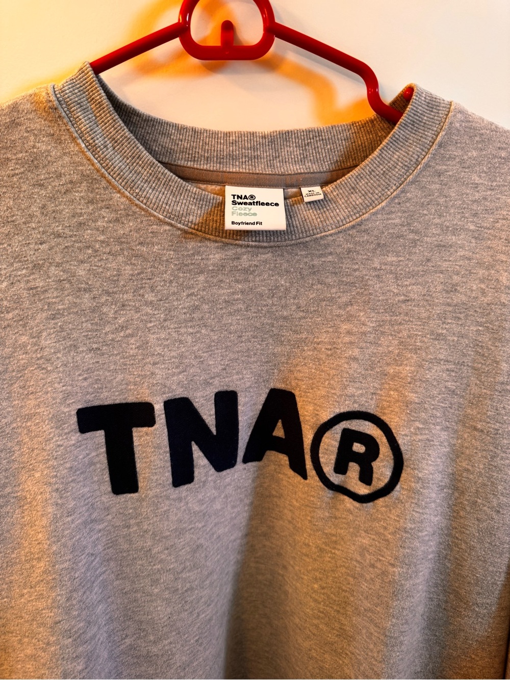 TNA SweatFleece Cozy Fleece Boyfriend Fit - Picture 5 of 7